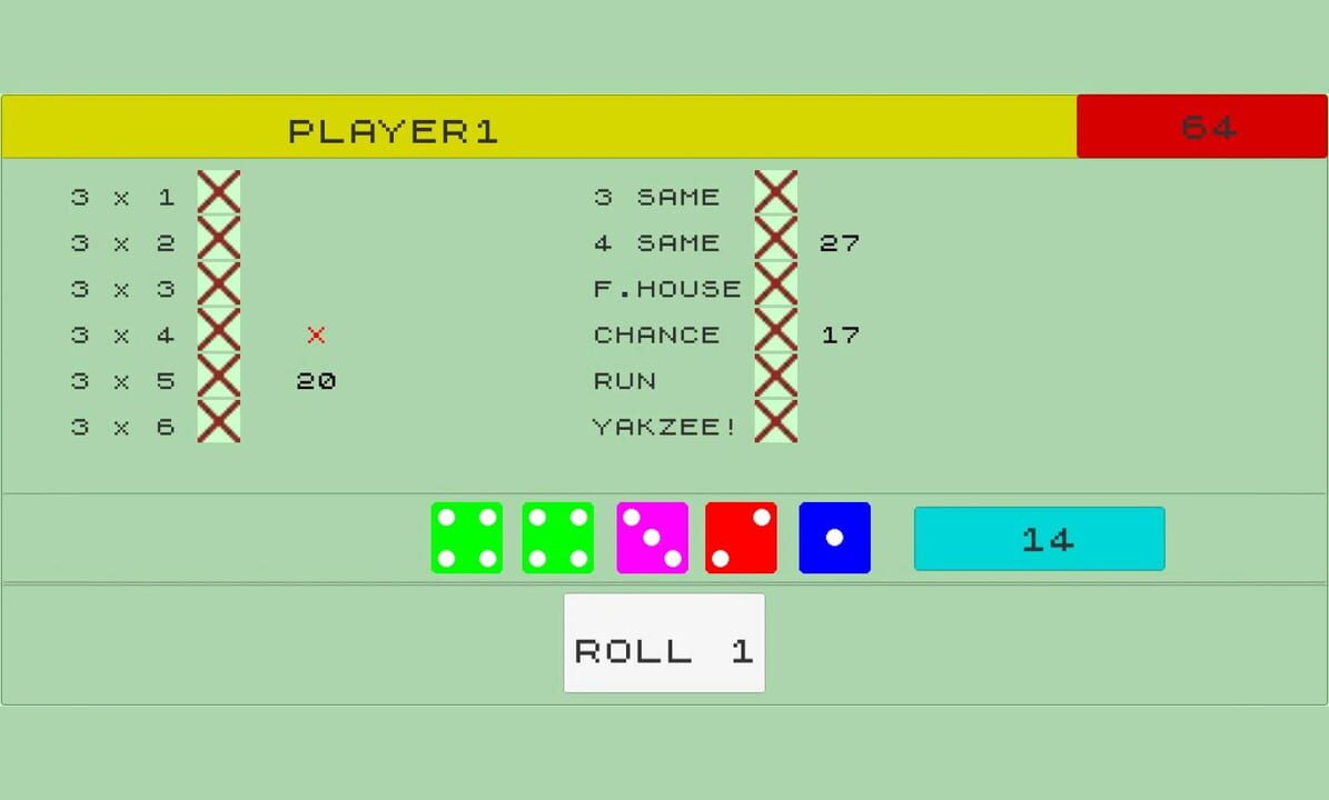 Yakzee: Remastered Edition