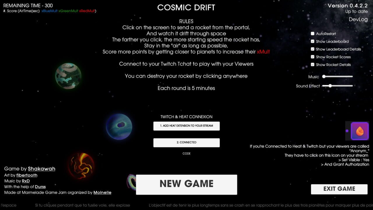 Cosmic Drift
