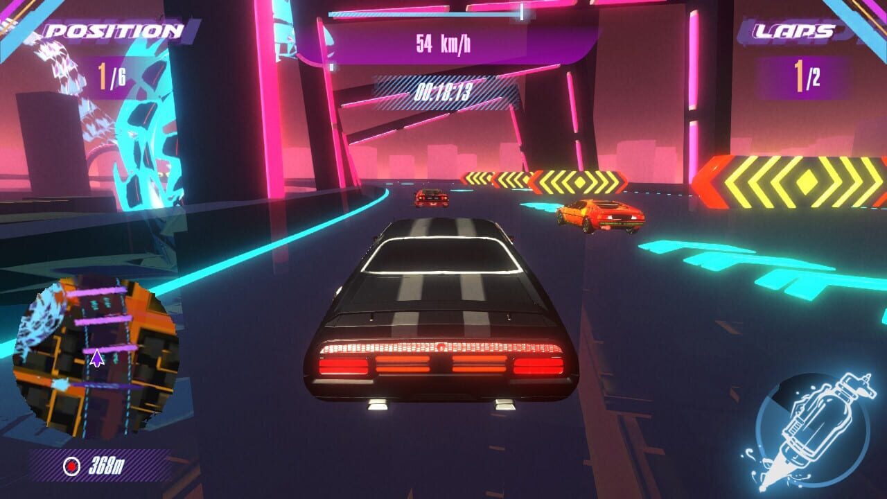 Cyber Racers: Retro Neon Punk Drift