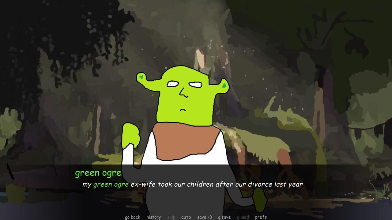Green Ogre Gives You Terrible Life Advice and Dies