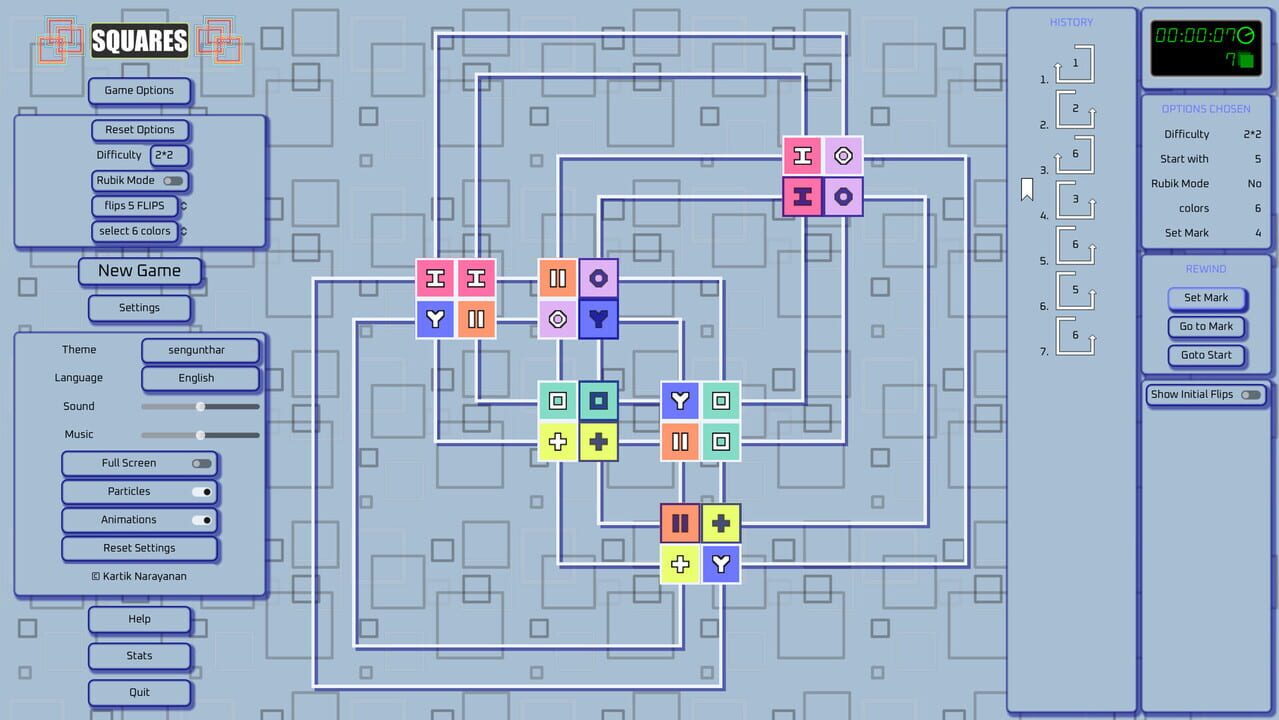 Game of Squares
