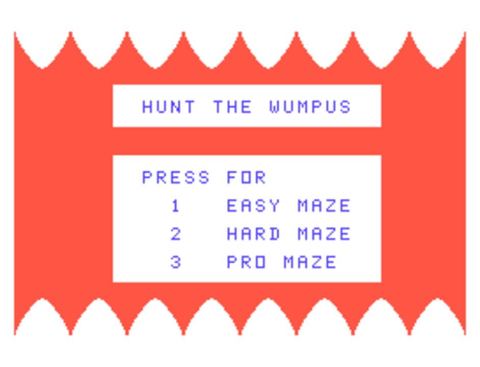 Hunt the Wumpus