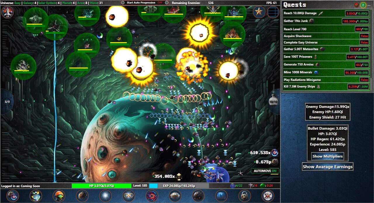 Galaxy Idle Clicker