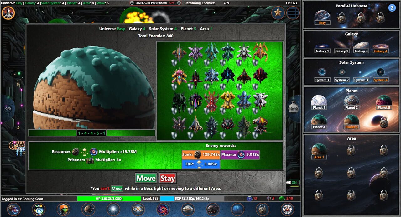 Galaxy Idle Clicker