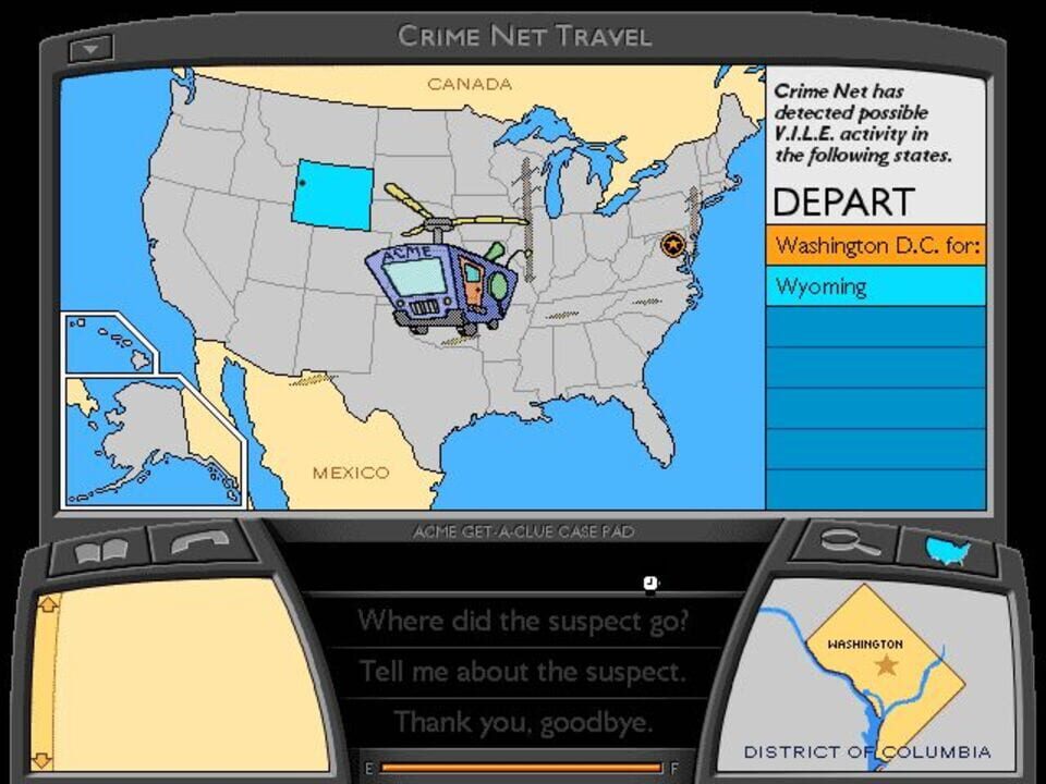 Where in the U.S.A. Is Carmen Sandiego?
