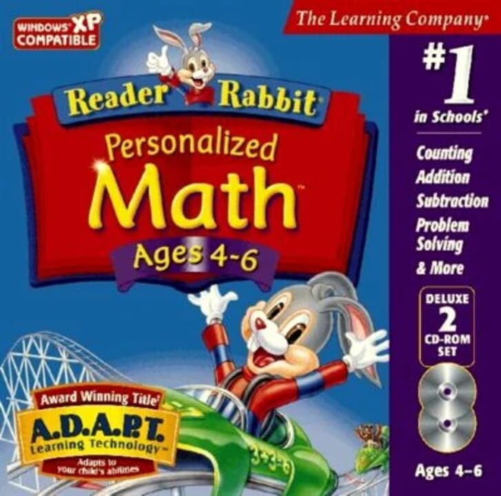 Reader Rabbit Math Adventures Ages 4-6