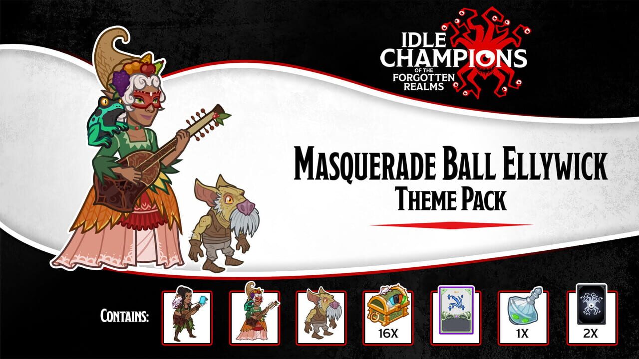 Idle Champions: Masquerade Ball Ellywick Theme Pack