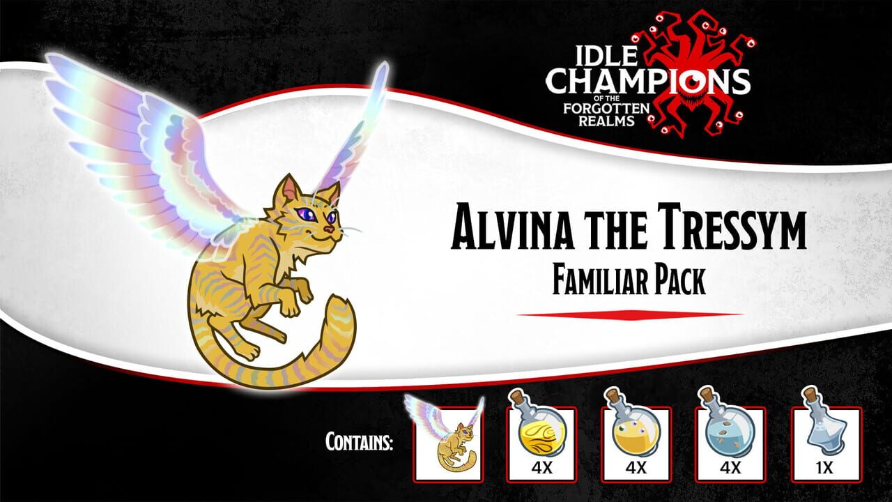 Idle Champions: Alvina the Tressym Familiar Pack