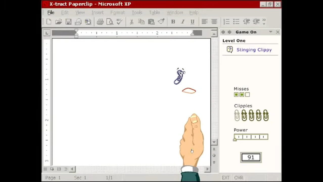 Microsoft Office XP: X-Tract Paperclip