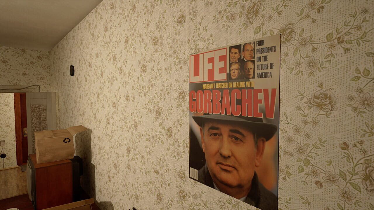 Russian Train Trip 3: Gorbachev’s Posters In The Apartment