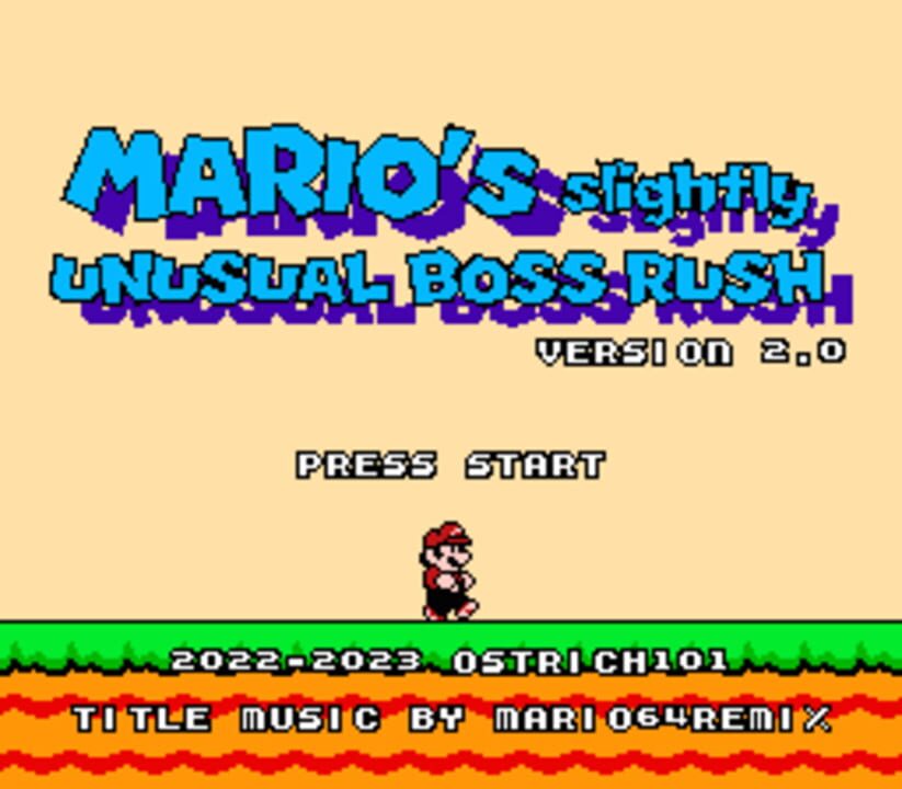 Mario’s Slightly Unusual Boss Rush