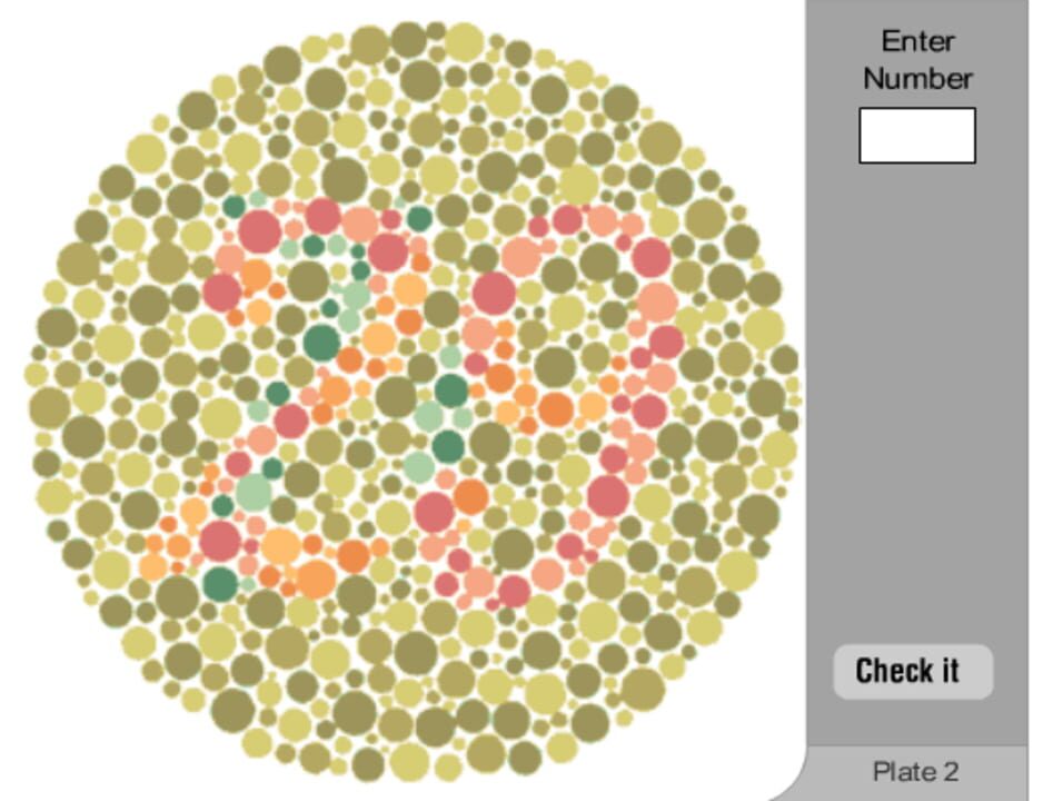 Color Vision Deficiency Test