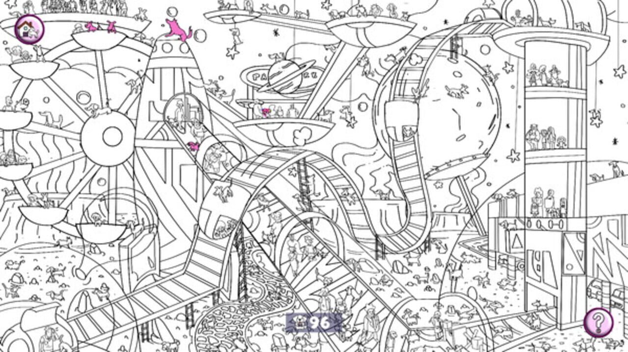 101 Cute Playland Dogs: Find & Paint