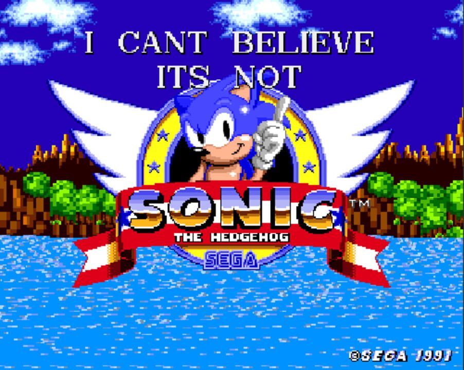 I Can’t Believe it’s Not Sonic 1