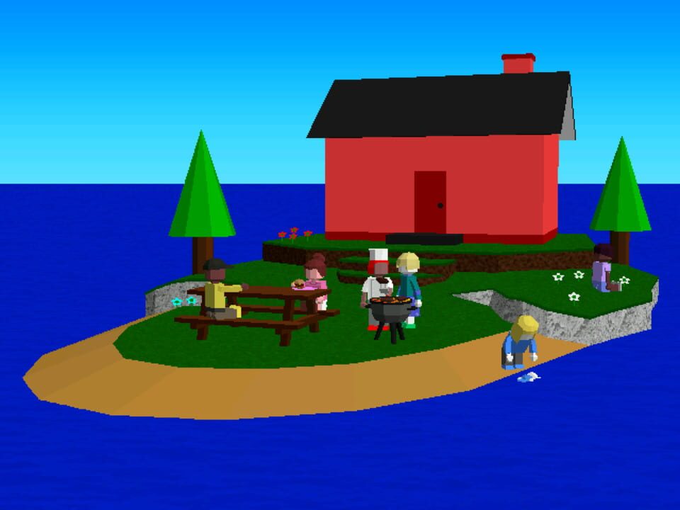 3D Workers Island