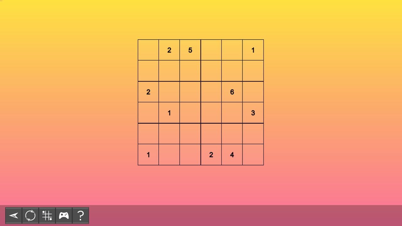 My Sudoku: Classic 6×6 Medium 6
