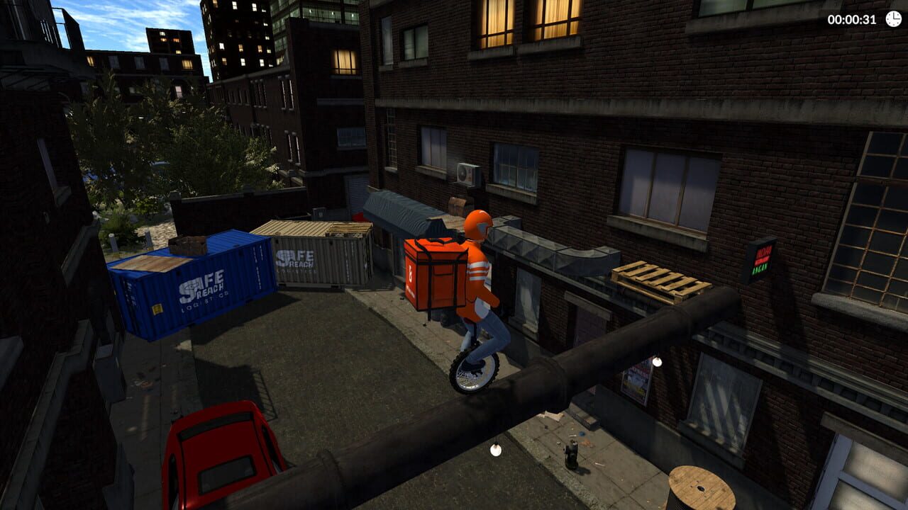 Unicycle Pizza Time!