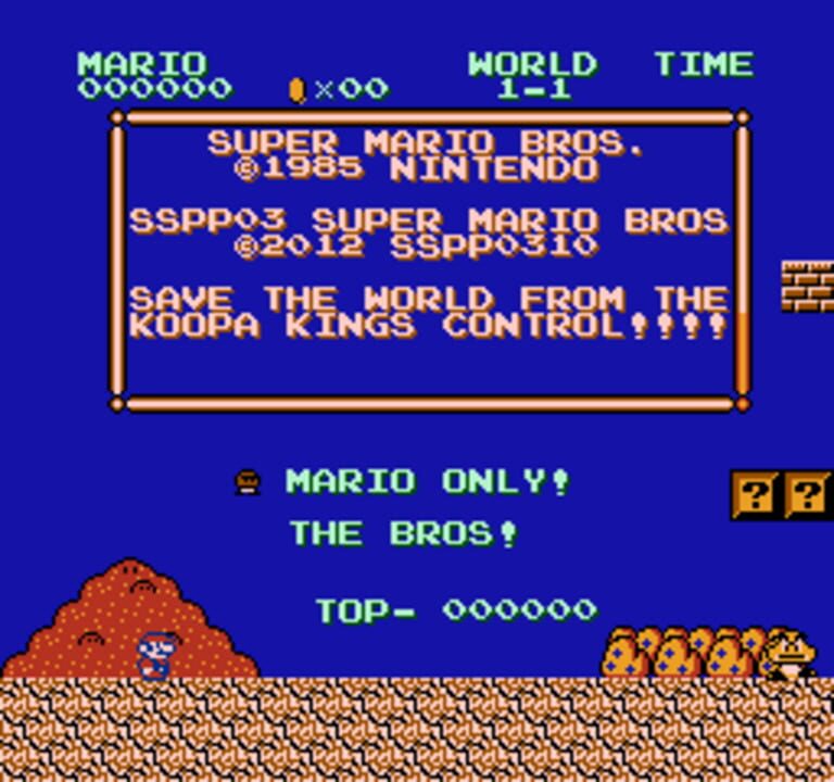 sspp03’s Super Mario Bros. Hack