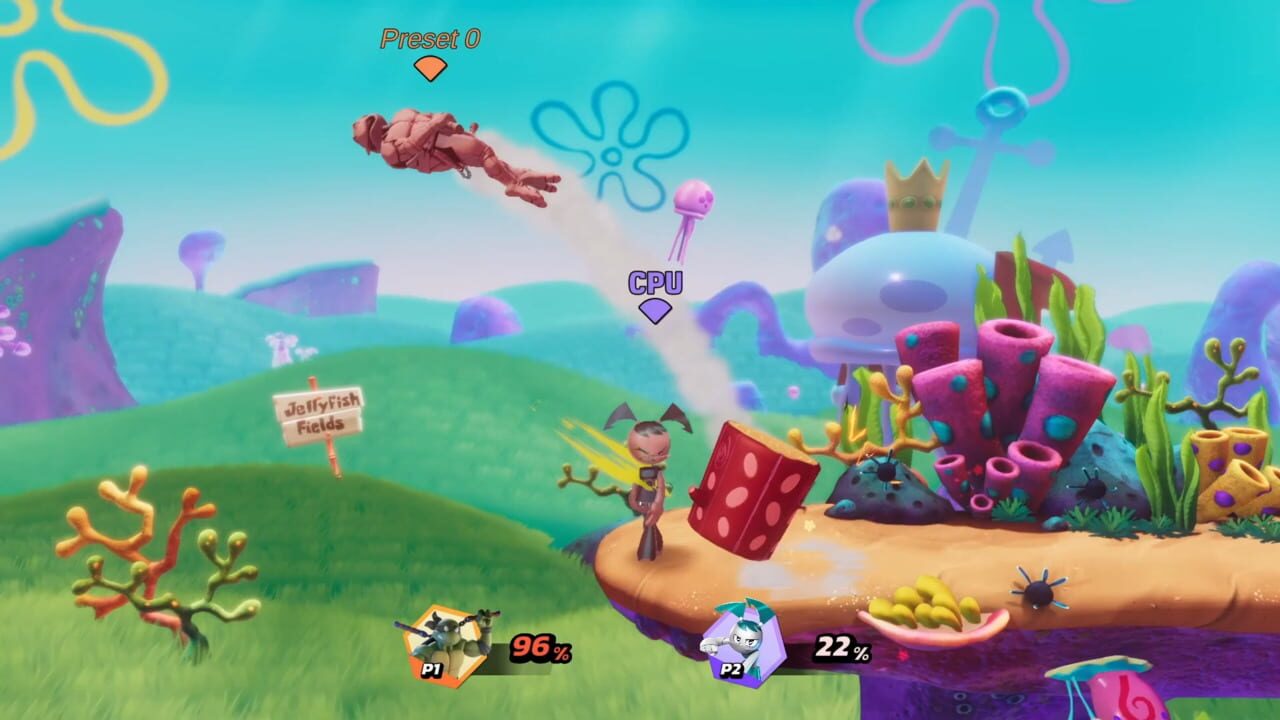 Nickelodeon All-Star Brawl: Voice Acting and Items