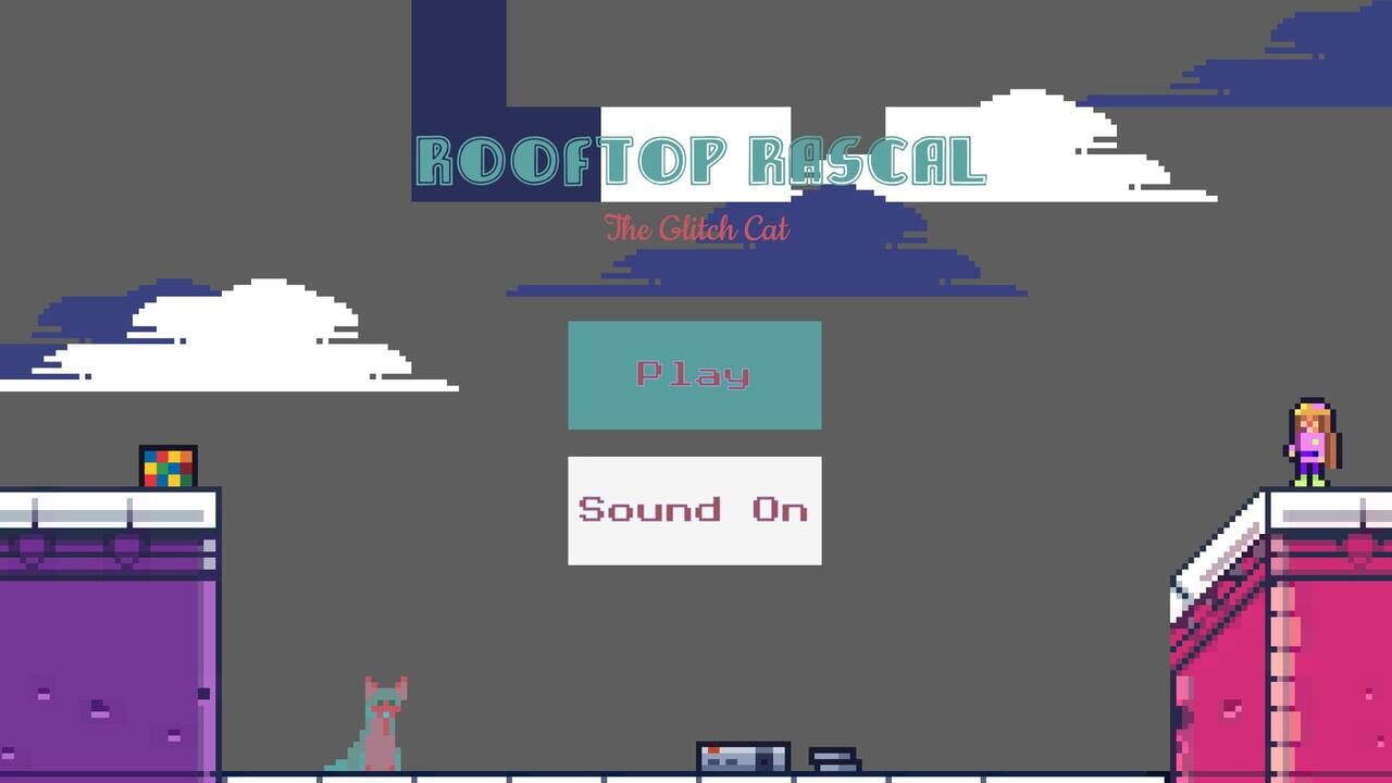Rooftop Rascal: The Glitch Cat