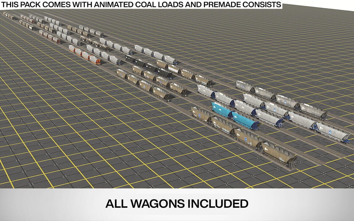 Trainz 2019: NSW Bradken 120T Coal Hopper Mega Pack