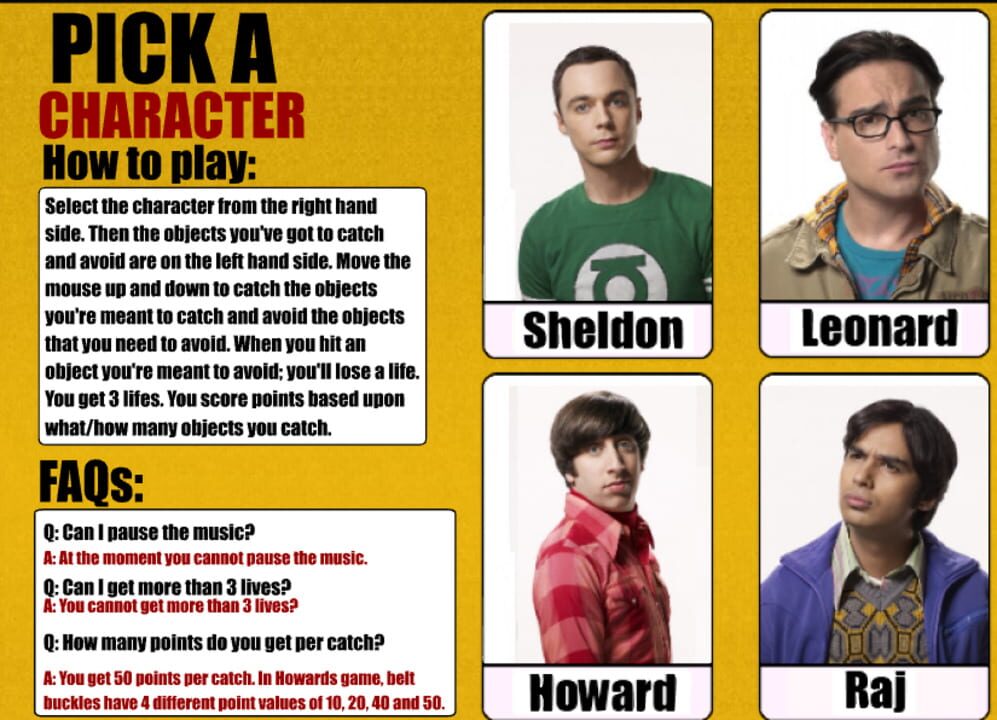 The Big Bang Theory Game