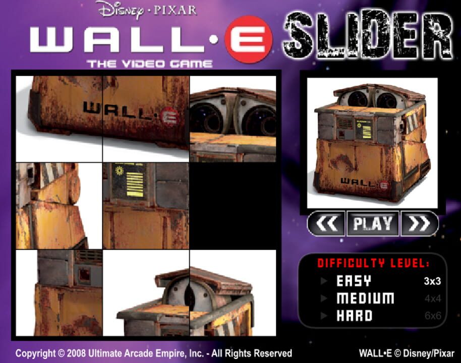 Wall-E: The Video Game – Slider