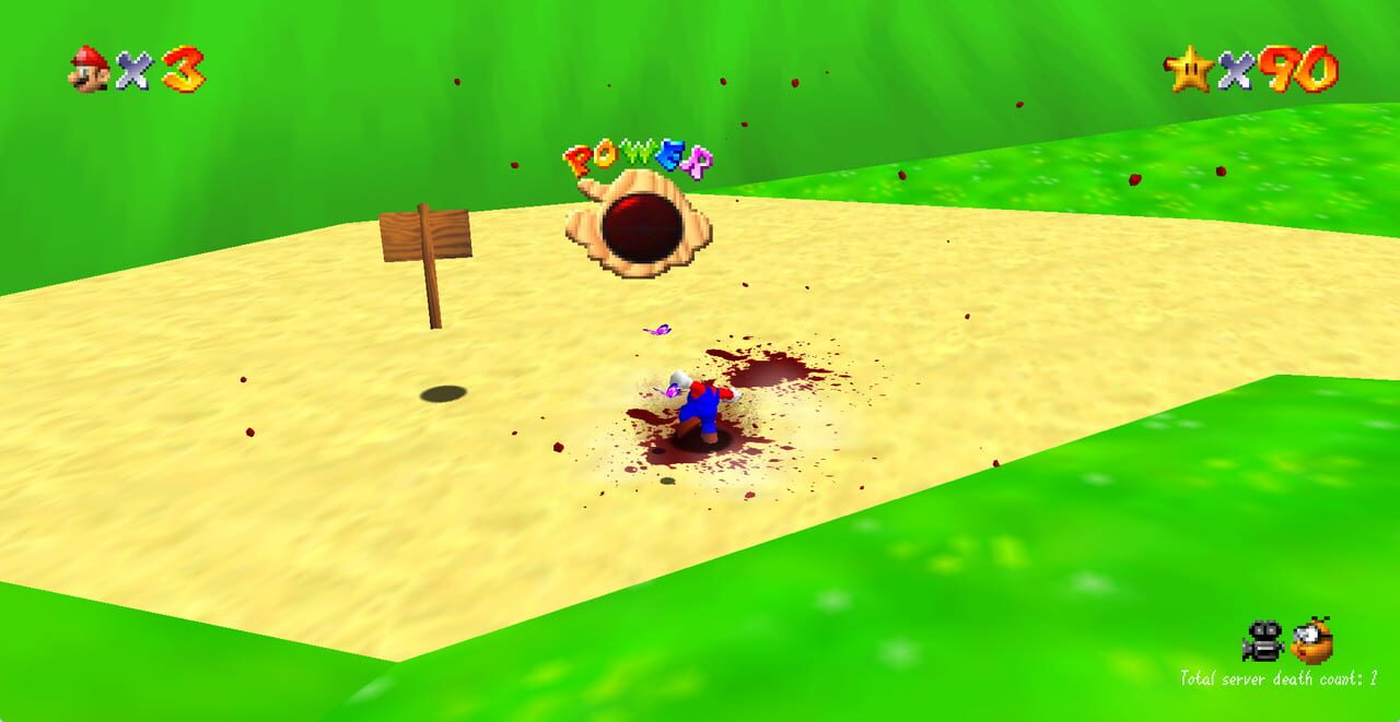 Super Mario 64: Gore/Hard-Mode