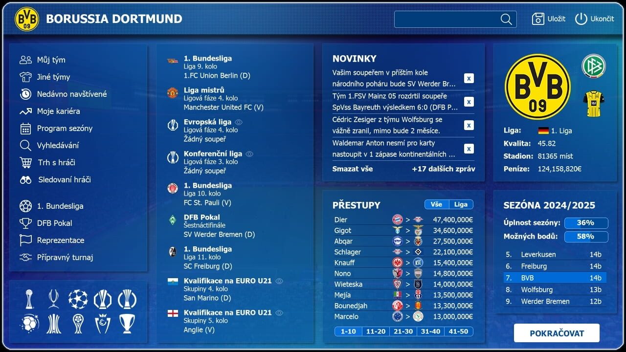 Czech Soccer Manager 2025