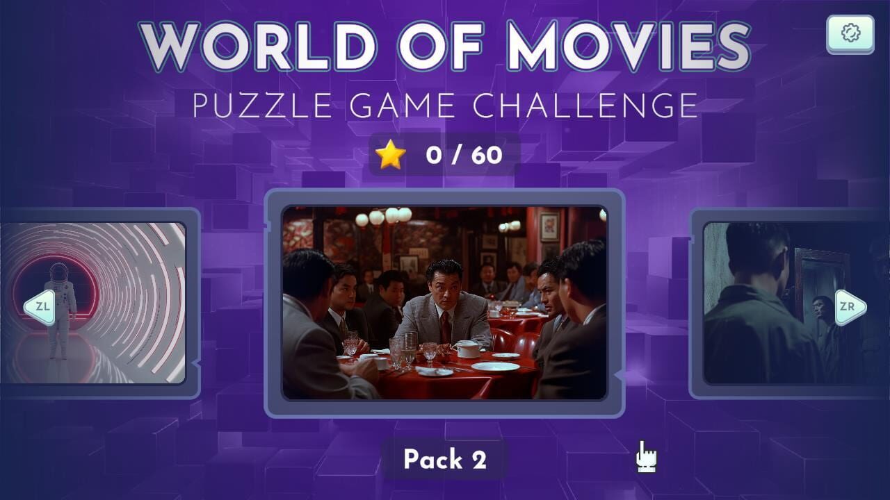World of Movies: Puzzle Game Challenge
