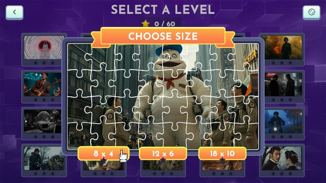 World of Movies: Puzzle Game Challenge