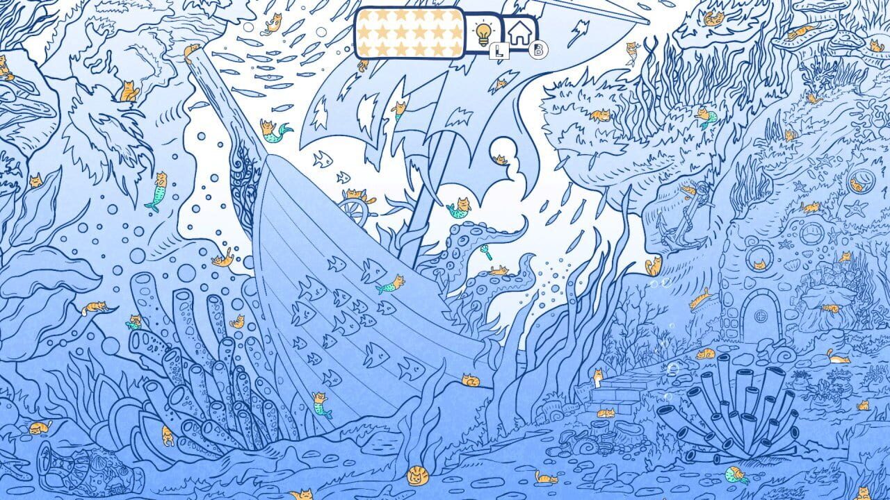 Cats Visiting Underwater World