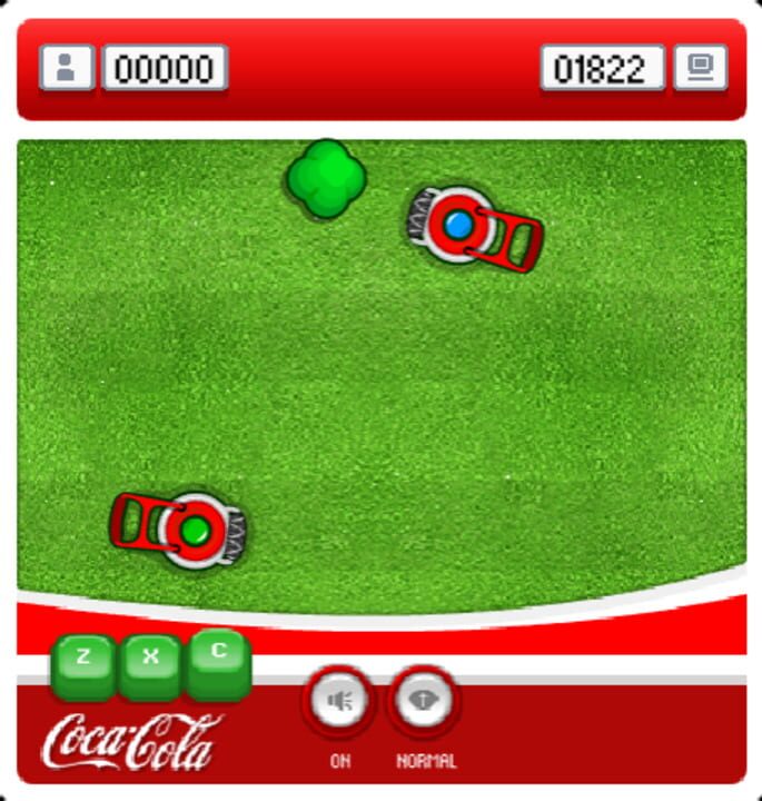 Coca-Cola Lawnmower