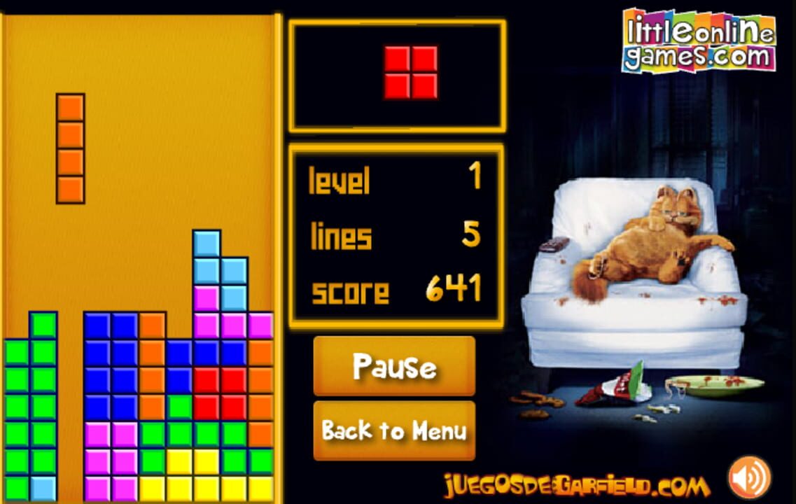 Garfield Tetris