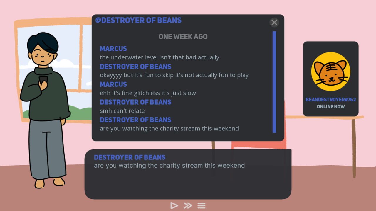 Marcus Comes Out Online