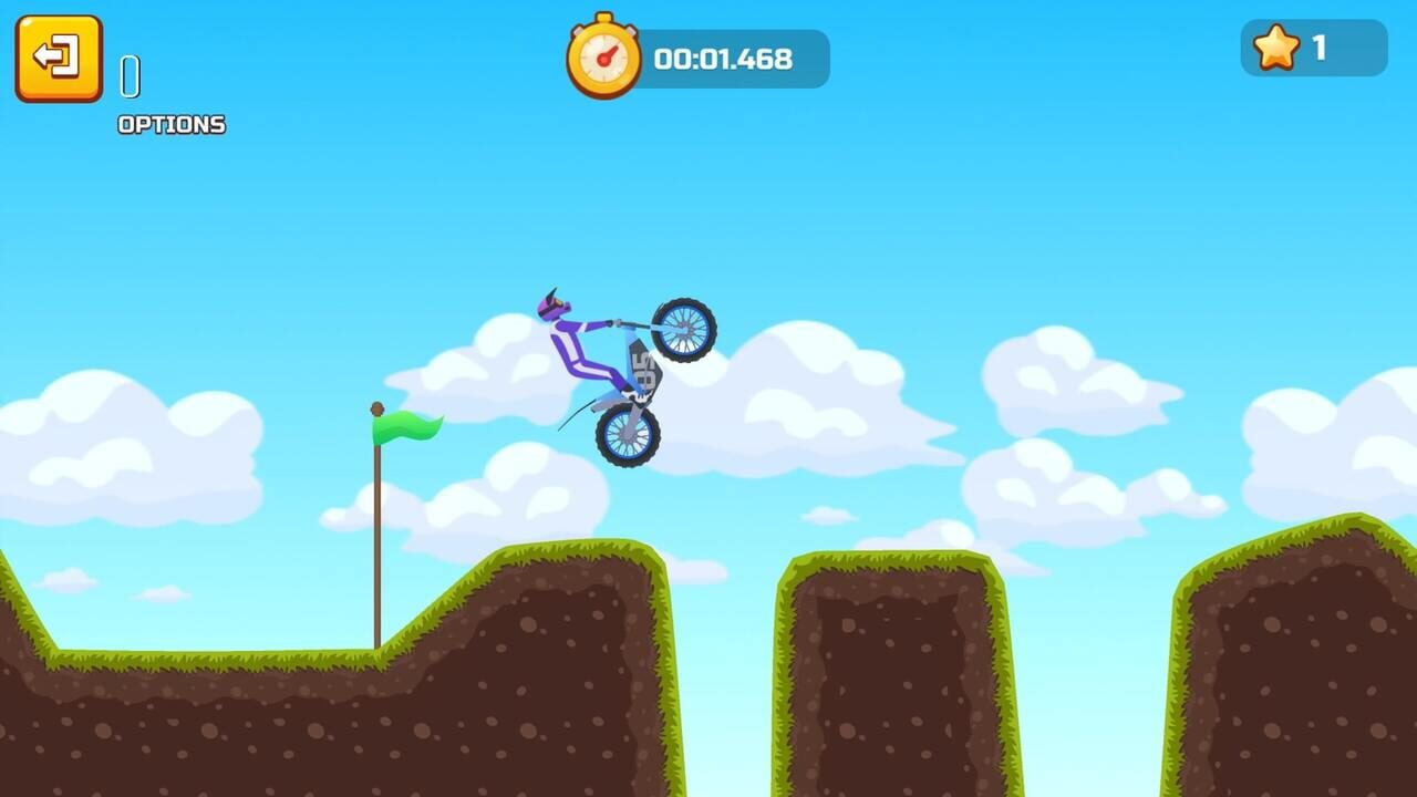 Hill Climb on a Motorcycle