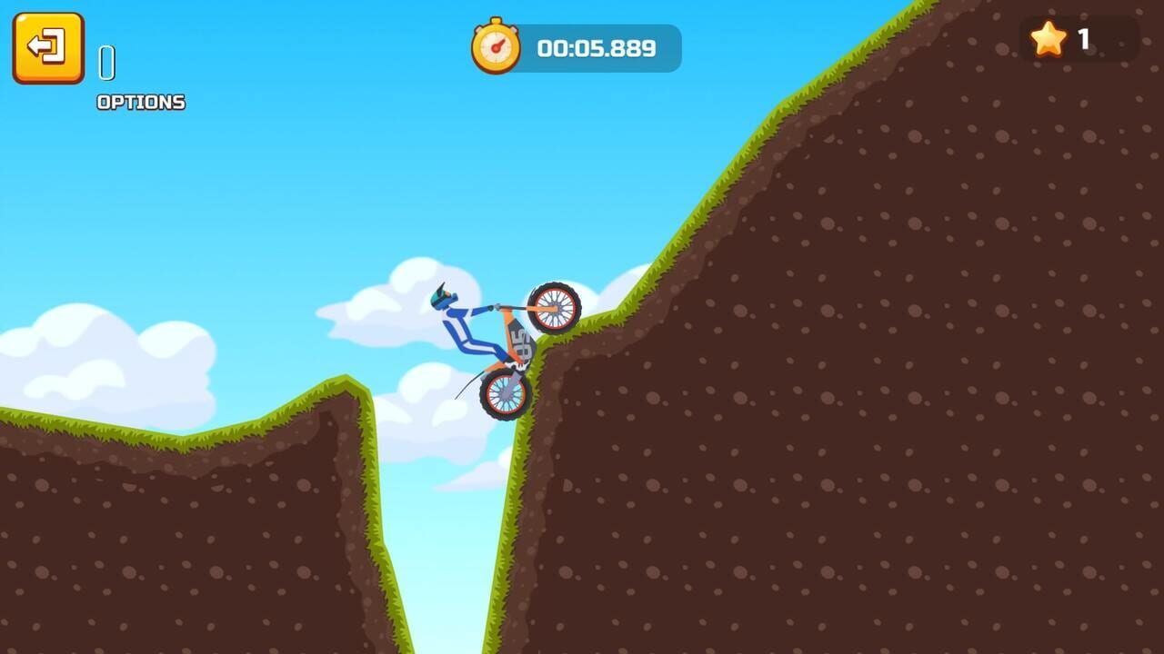 Hill Climb on a Motorcycle