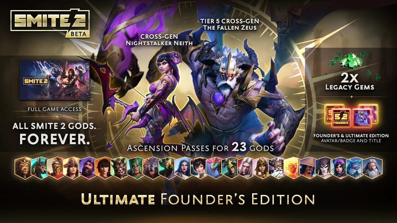Smite 2: Ultimate Founder’s Edition