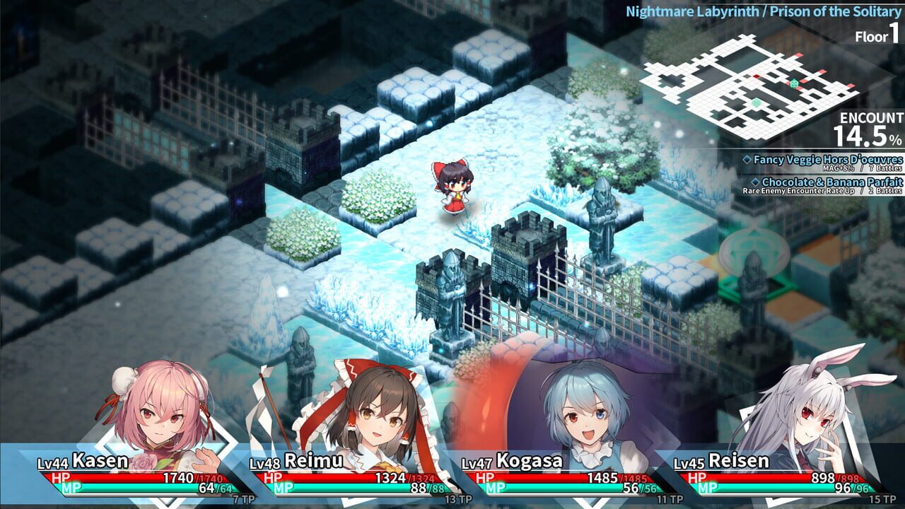 Labyrinth of Touhou Tri: The Dreaming Girls & The Mysterious Orbs