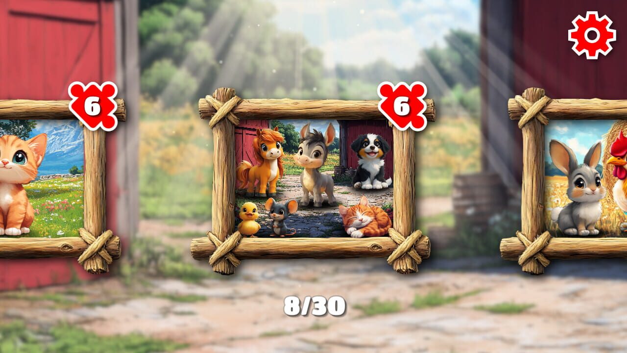 Puzzle Adventures: Farm Animals