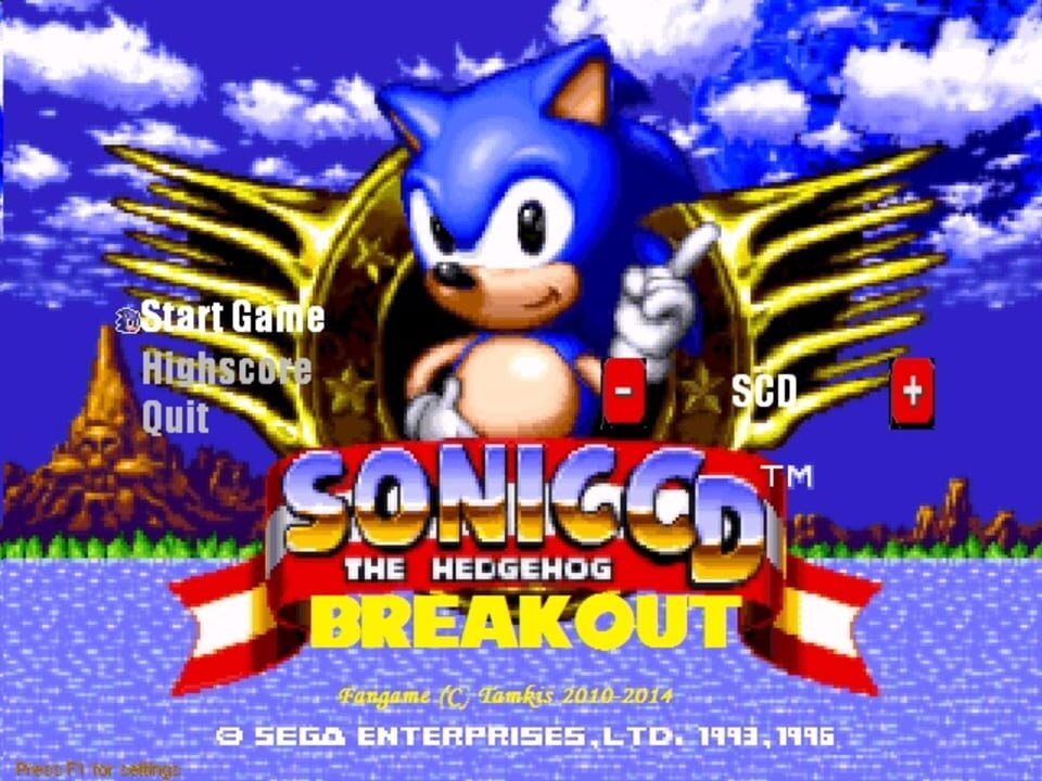 Sonic CD Breakout
