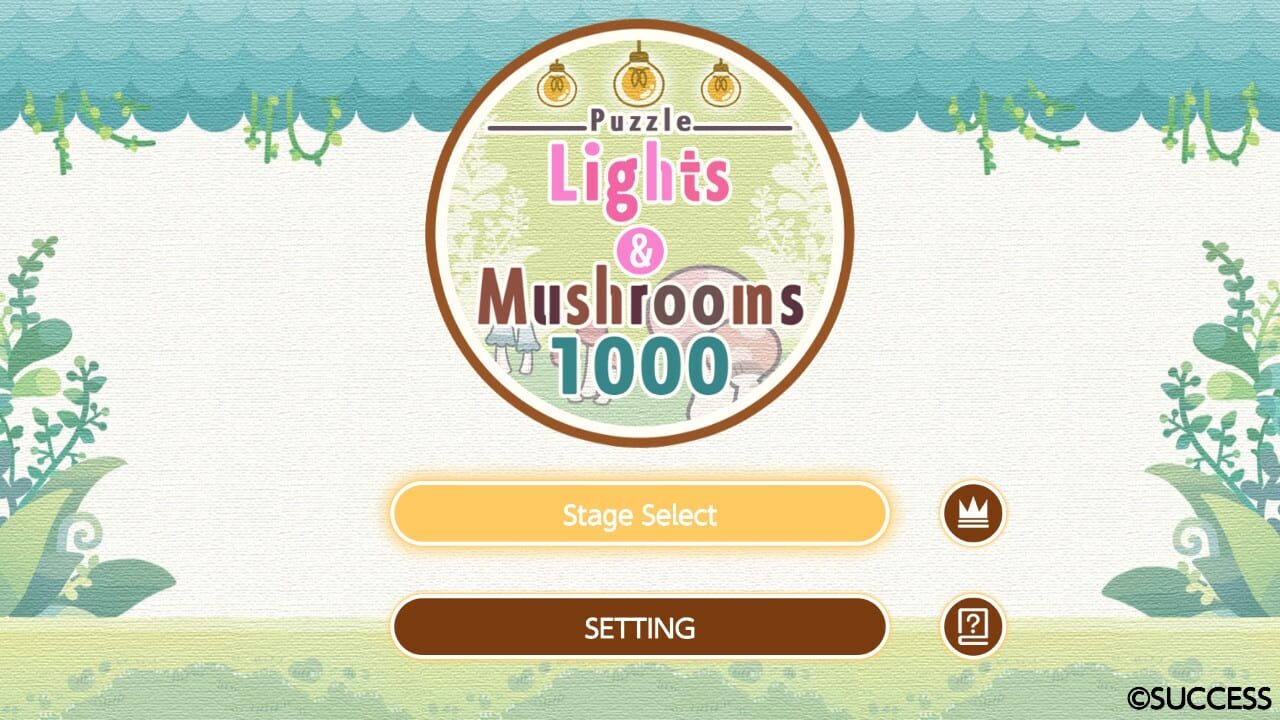 Puzzle Lights and Mushrooms 1000