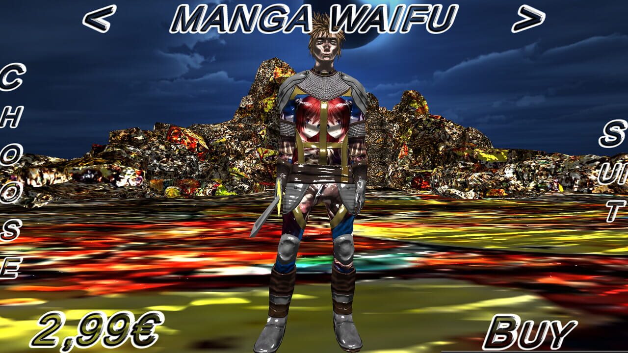 Hack And Slash Fury: Manga Waifu Armor