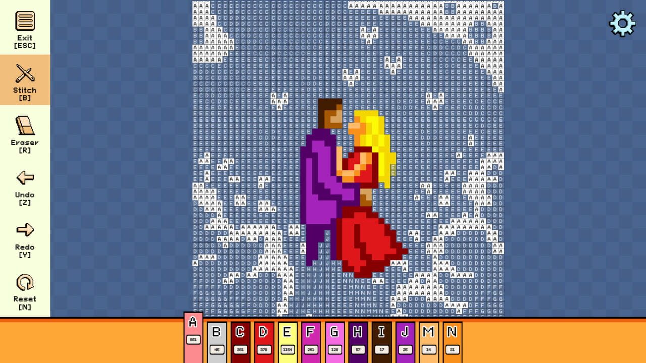 Pixel Cross Stitch: Color by Number – Valentine’s Day Pack 2