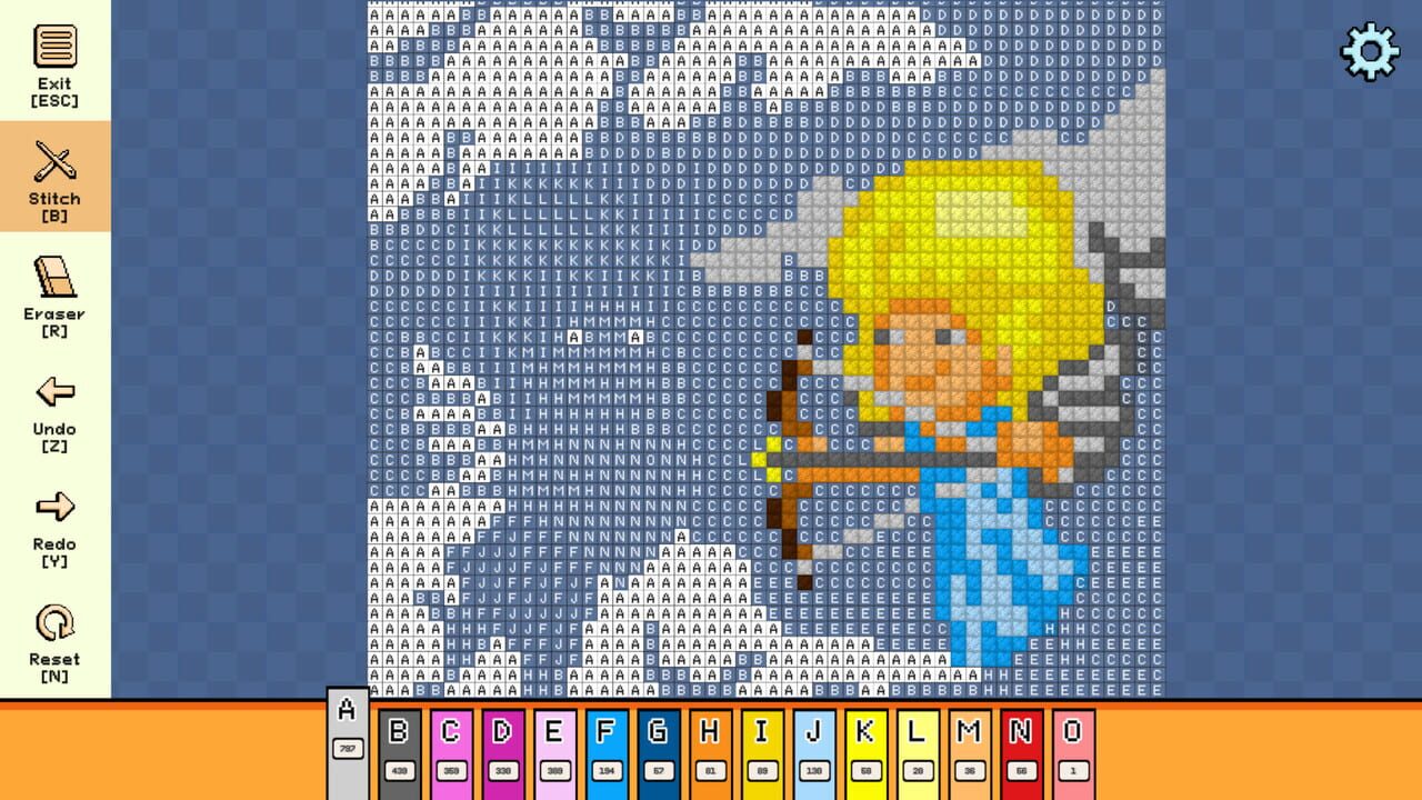 Pixel Cross Stitch: Color by Number – Valentine’s Day Pack 2