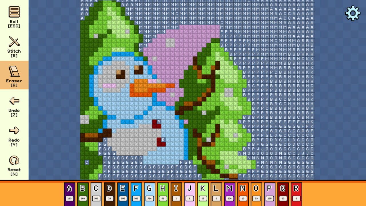 Pixel Cross Stitch: Winter Pack 3