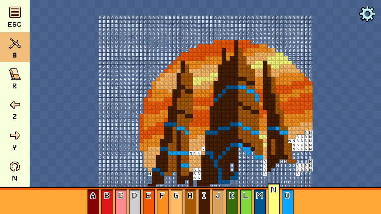 Pixel Cross Stitch: Color by Number – Alien Worlds Pack 2