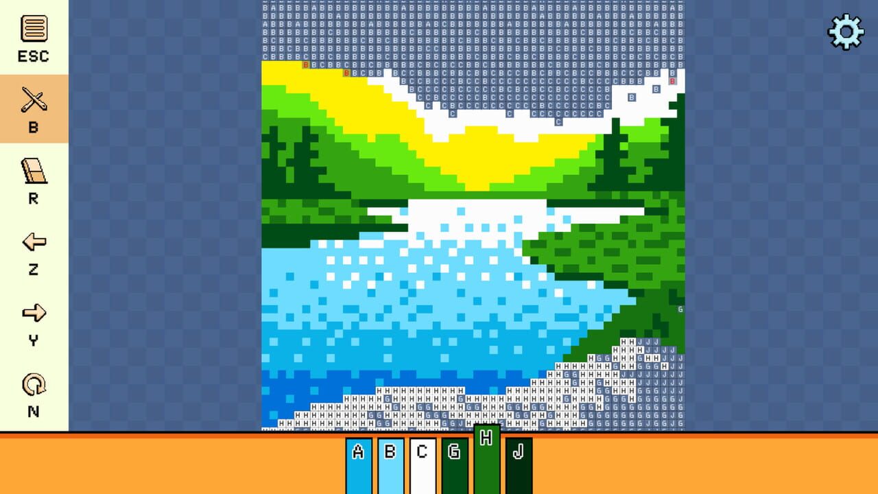 Pixel Cross Stitch: Color by Number – Landscapes Pack 2