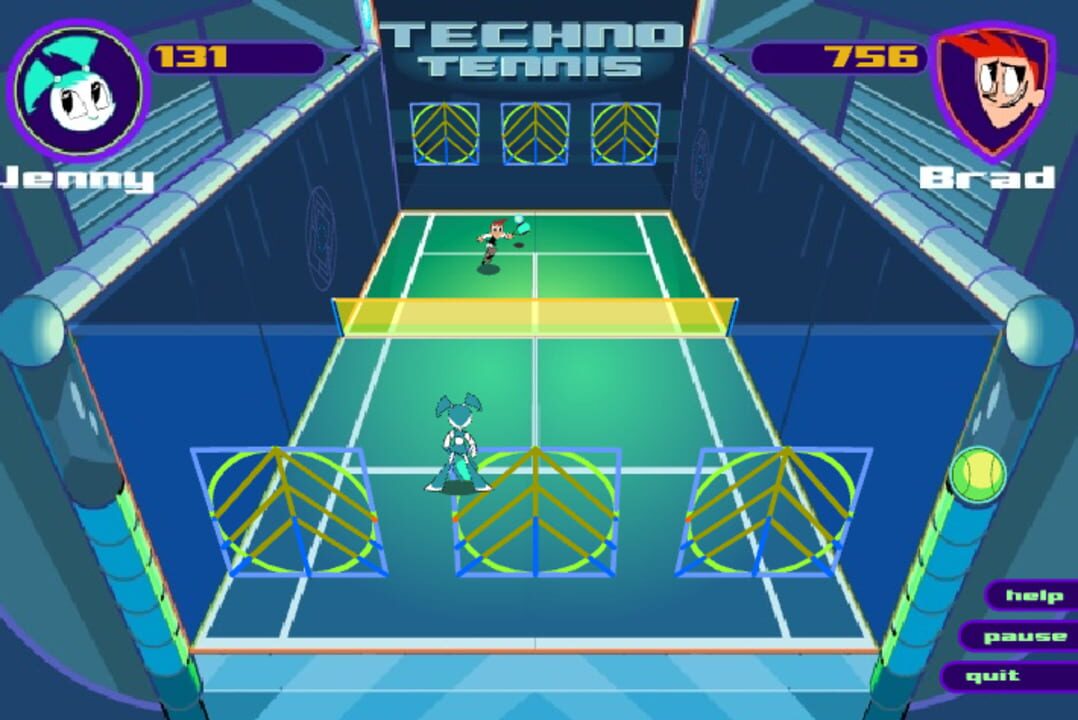 My Life as a Teenage Robot: Techno Tennis