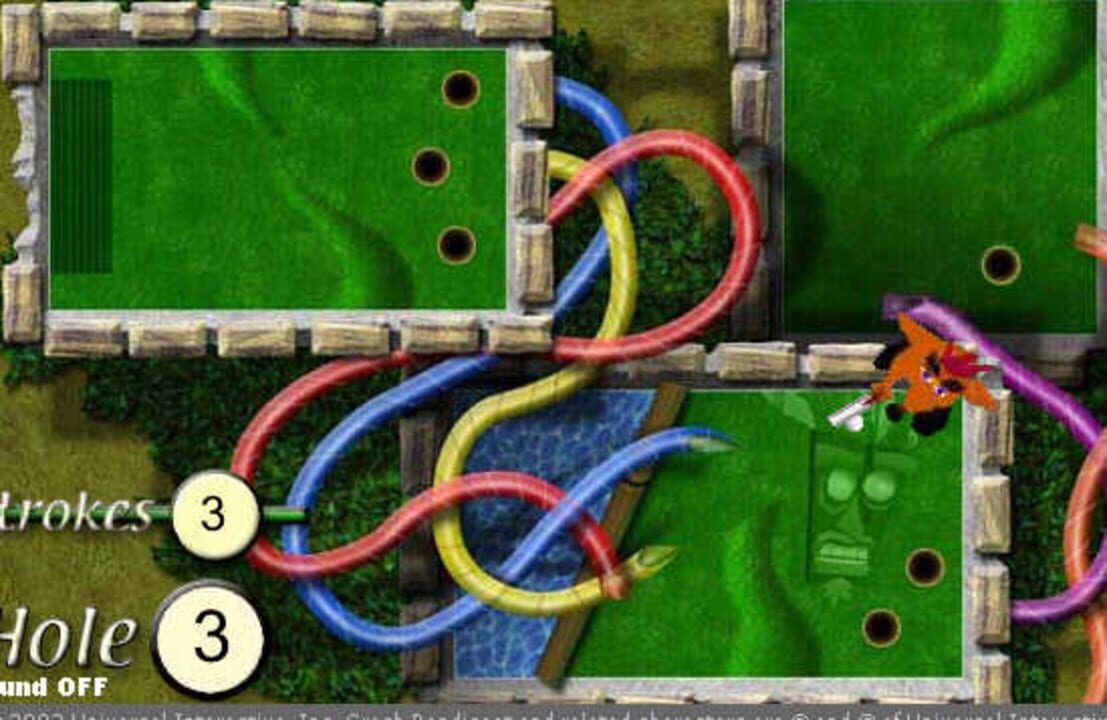 Crash Nitro Mini Golf